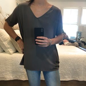 Gray blouse